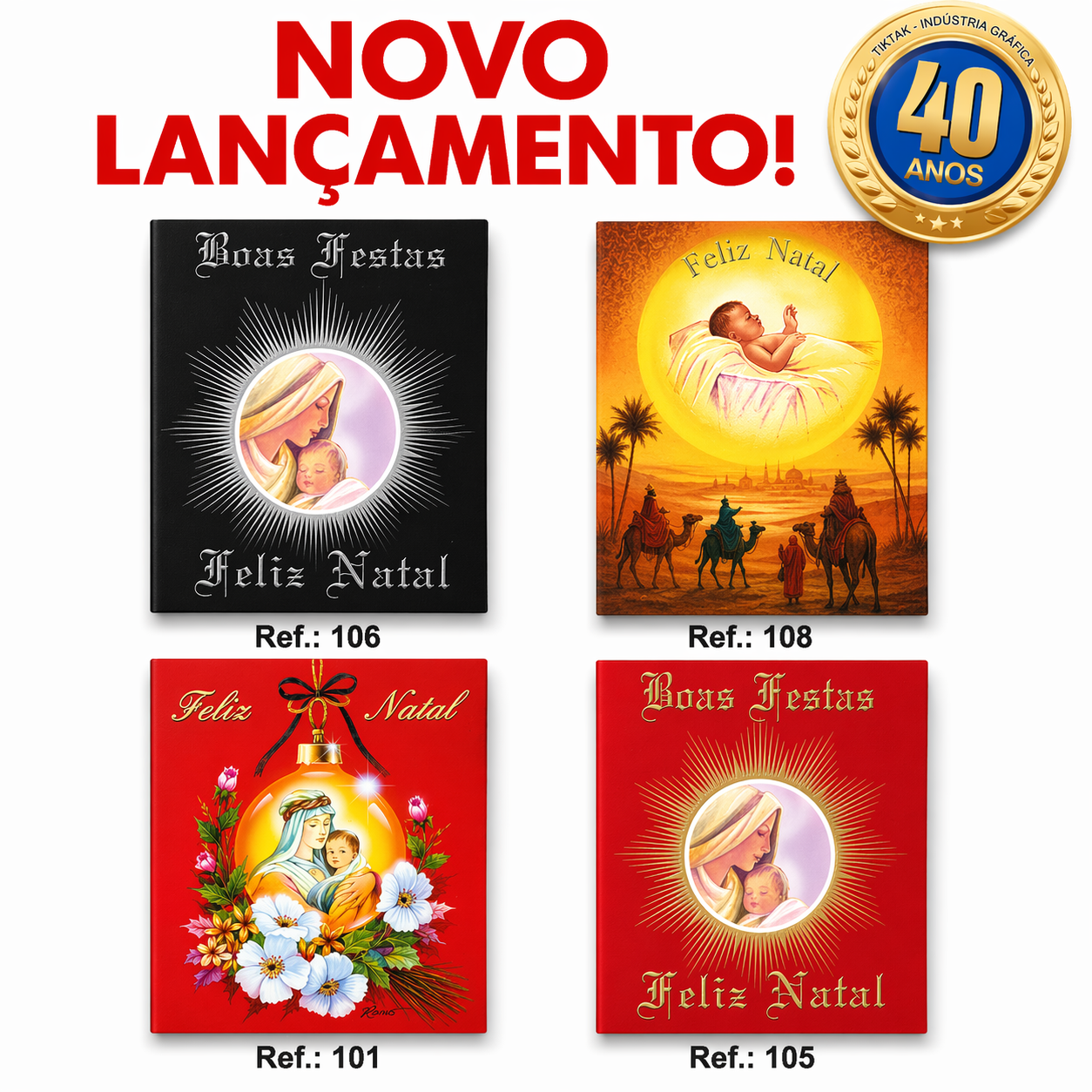 Linha de produtos Printtak produzida pela Tiktak